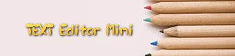TEXT Editor Mini